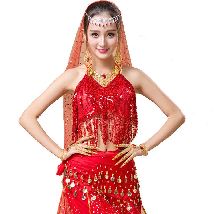 Belly dance top band practice service 2022 new sexy breast performance service practice dance dance