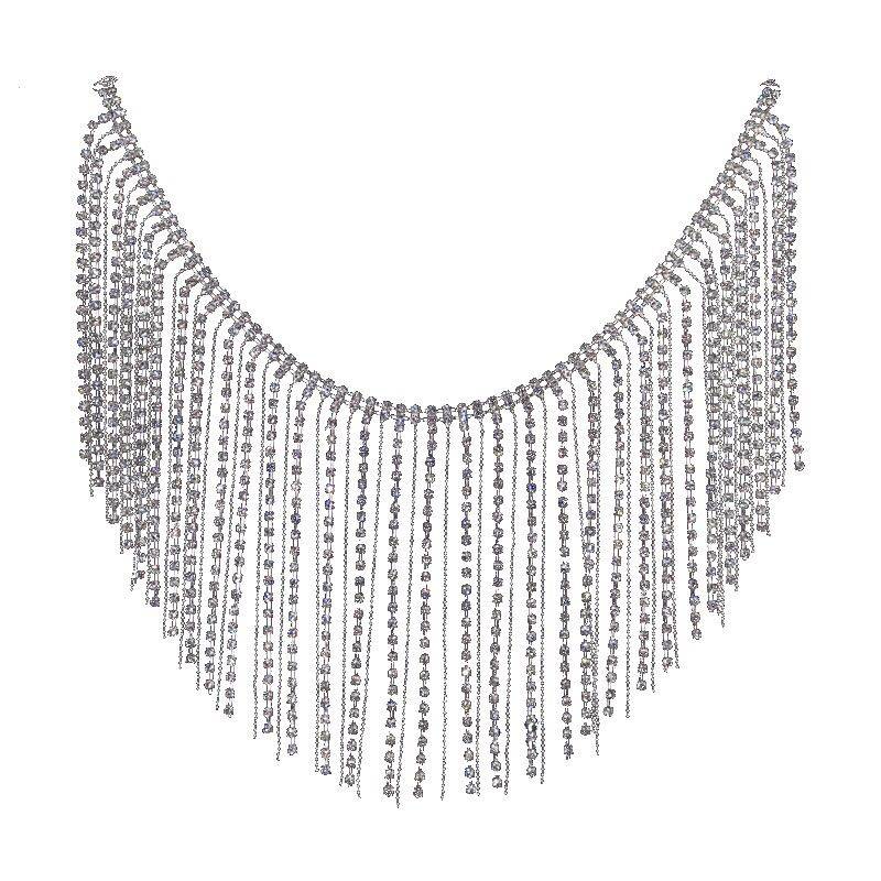 Fracus's new other multi -layer personality versatile sexy rhinestone women European and American temperament nightclub belly dance waist chain jewelry