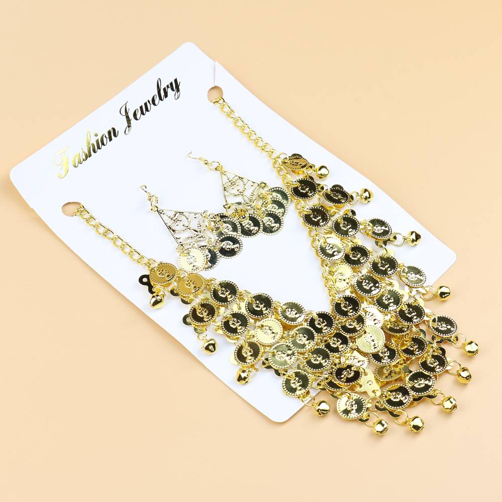 Dance performance service Indian dance jewelry belly dance accessories jewelry head jewelry necklace neck chain P506