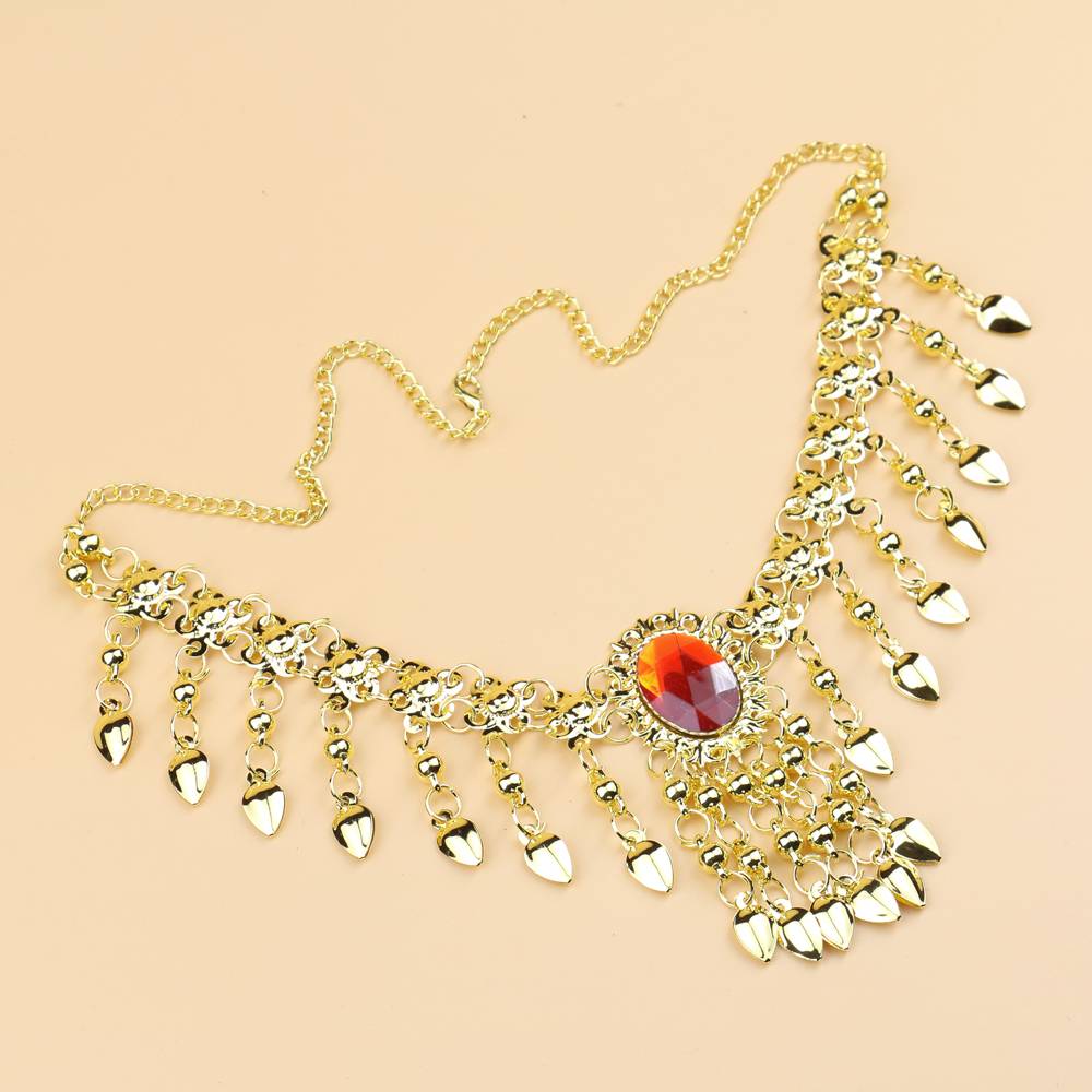 Dance performance service Indian dance jewelry belly dance accessories jewelry head jewelry necklace neck chain P506