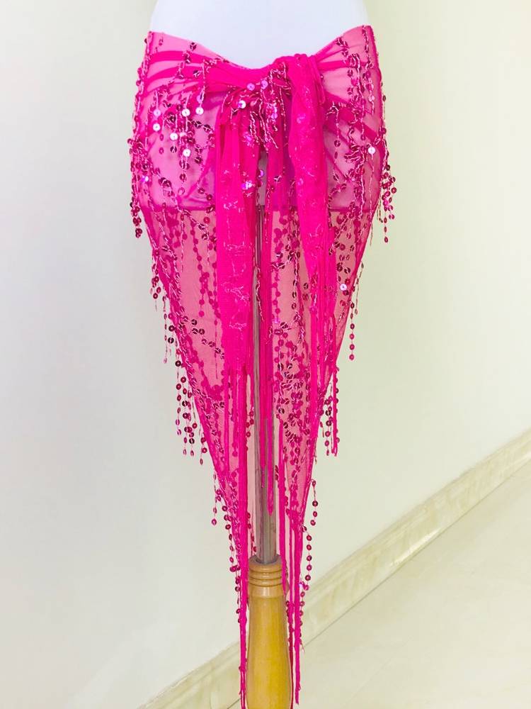 Belly dance waist chain female 2023 new practice service hipline nation dance national dance ethnic scholar triangular scarf strap waist seal