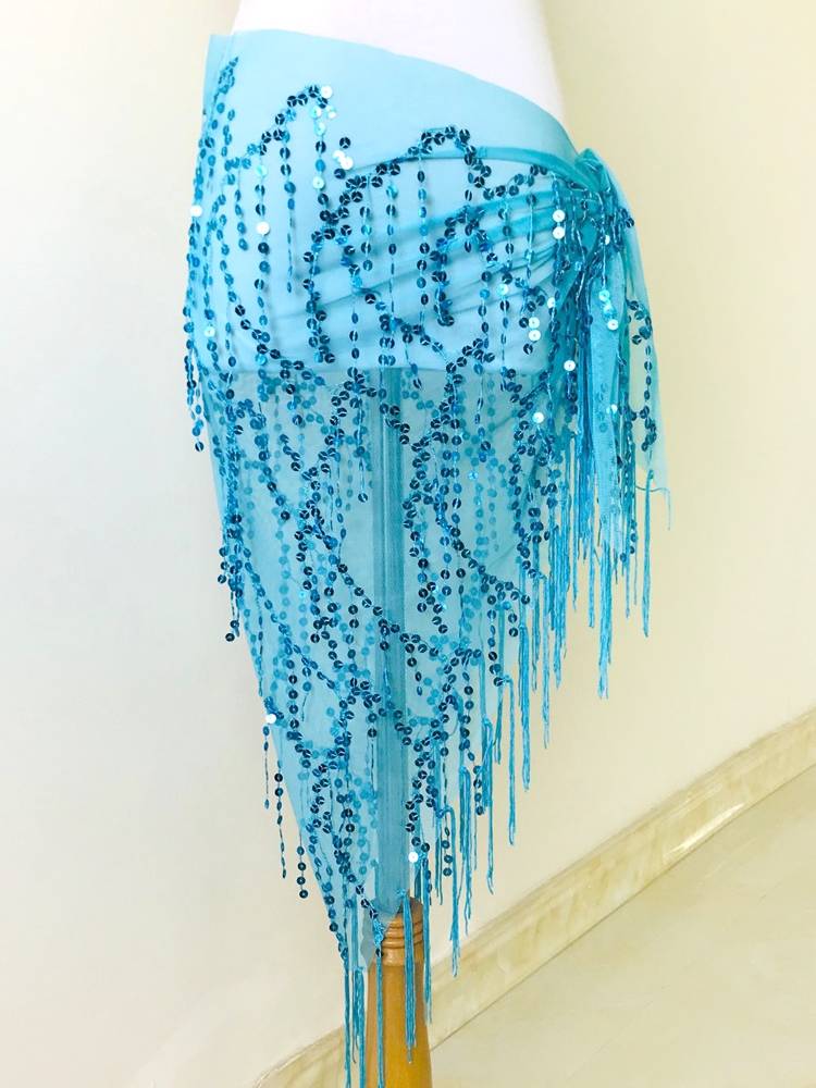 Belly dance waist chain female 2023 new practice service hipline nation dance national dance ethnic scholar triangular scarf strap waist seal