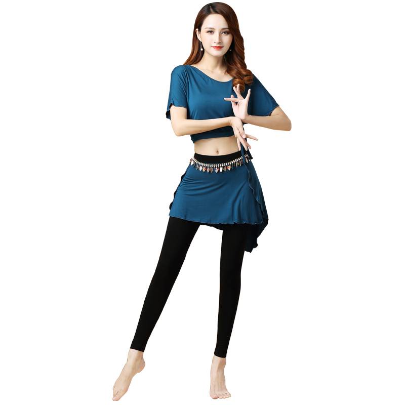Belly dance clothing female 2024 new sexy pants skirt set Oriental dance dance clothing Modal practice service spring and summer