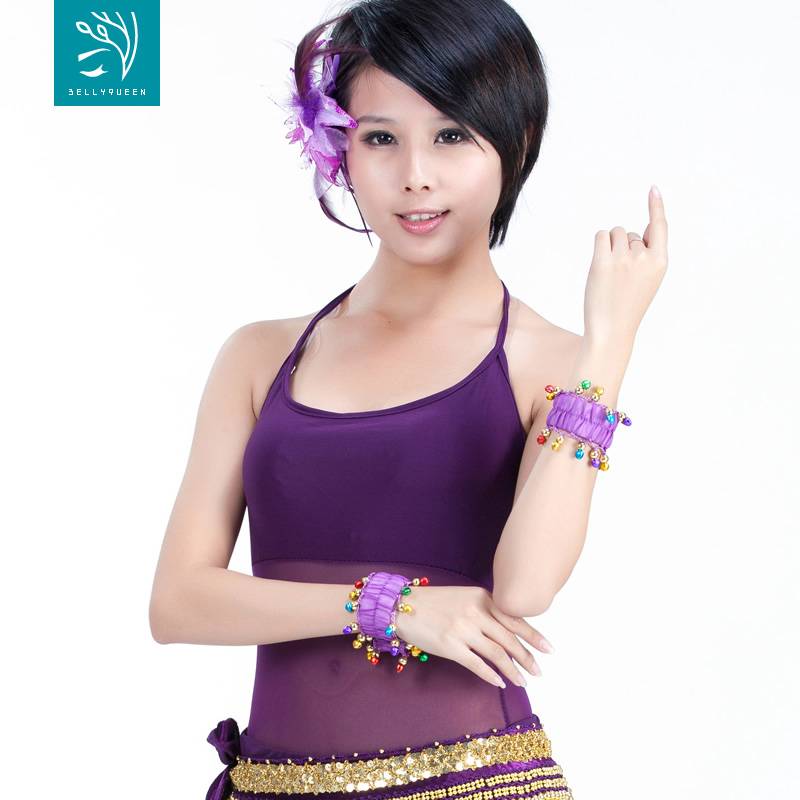 Dance Niang Chiffon Bell Belly Dance Bracelet Performance Performance Clothing Set Jackie Cai Bell Hand Accessories
