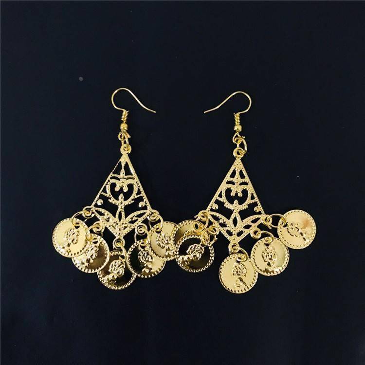 New belly dance ear decoration Indian dance ear ring adult children's dance watch performance accessories jewelry earrings