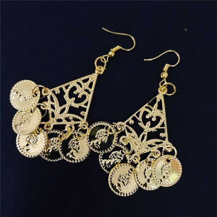 New belly dance ear decoration Indian dance ear ring adult children's dance watch performance accessories jewelry earrings