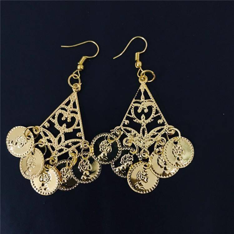 New belly dance ear decoration Indian dance ear ring adult children's dance watch performance accessories jewelry earrings