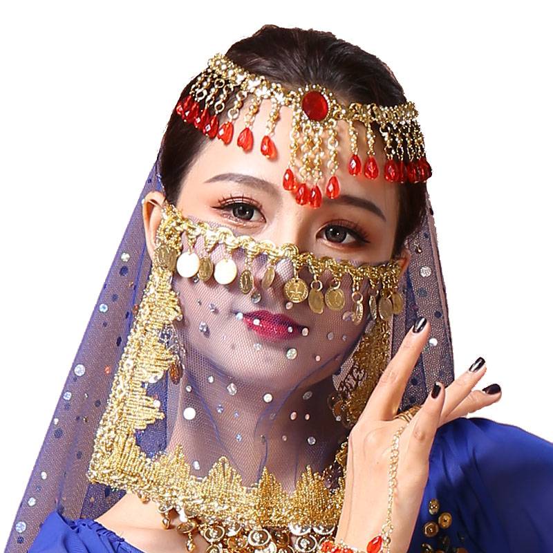 Belly Dance Mysterious Indian Dance Face Accessories Dance Dance Varid Jewelry Xinjiang Performing Eyebrows