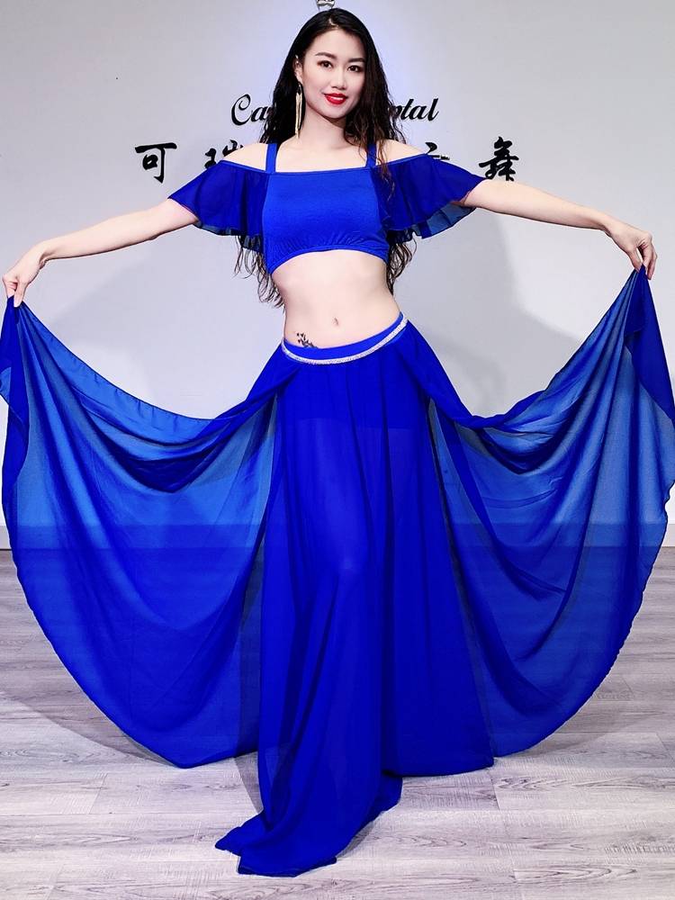 Belly Dance Practice Series Performance Performance Service Get 2023 New Oriental Dance Dance Server Dajin Skirt Chiffon Summer