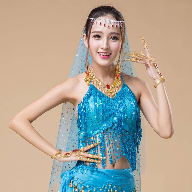 Belly Dance Top Dar Drives 2024 New Indian Dance Performance Server Practice Dance Sexy Flurie Girl on the Dance