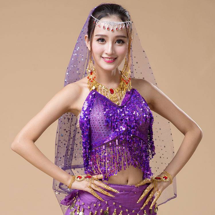 Belly Dance Top Dar Drives 2024 New Indian Dance Performance Server Practice Dance Sexy Flurie Girl on the Dance