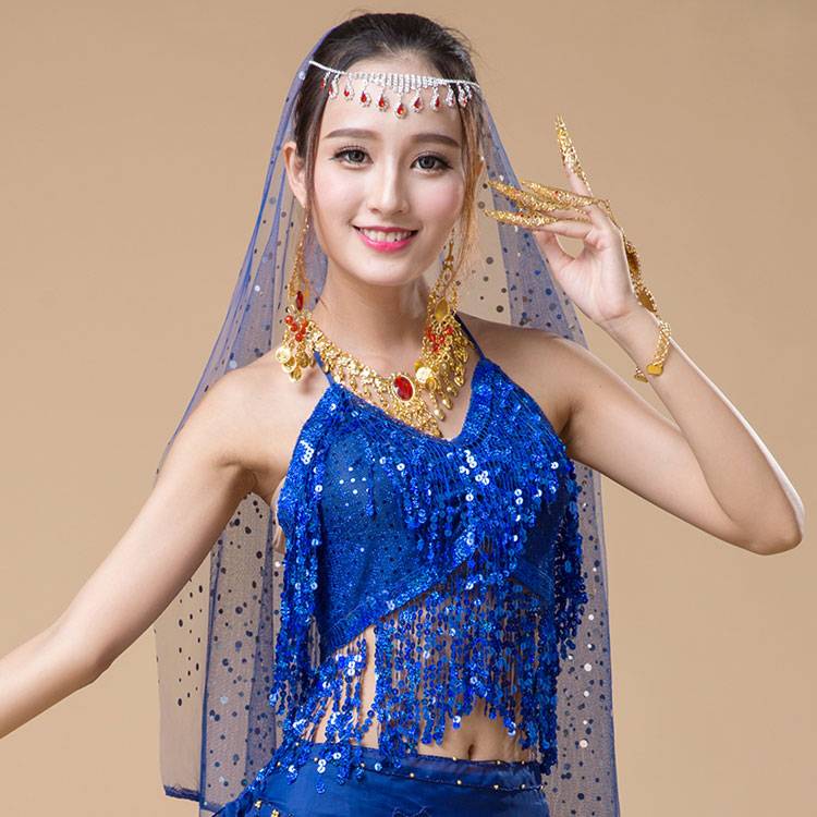 Belly Dance Top Dar Drives 2024 New Indian Dance Performance Server Practice Dance Sexy Flurie Girl on the Dance