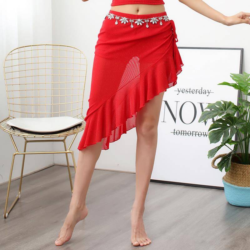 Belly dance skirt new practice service performed in spring and summer.