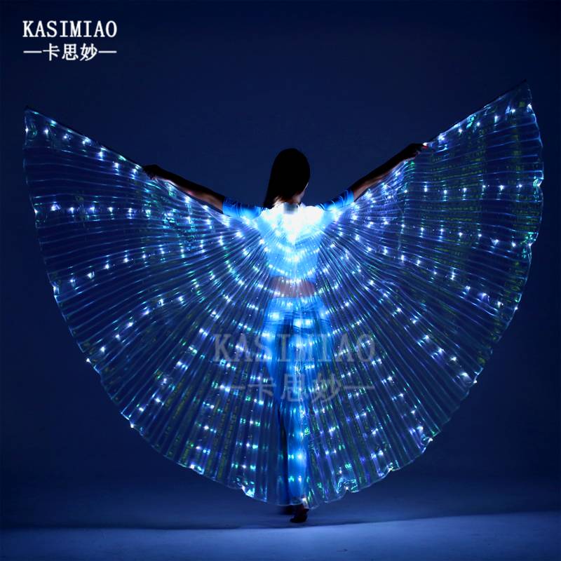 Zhan'an LED LED Wing Wing Dance Wing Fluorescent Butterfly Dance Prop