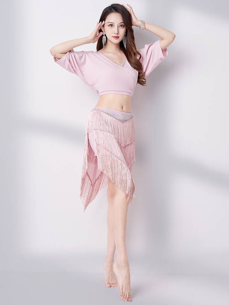 Belly Dance 2024V Leader Sexy Spirit Diamond Skirt Set New Oriental Dance Performance Service Female Female Women