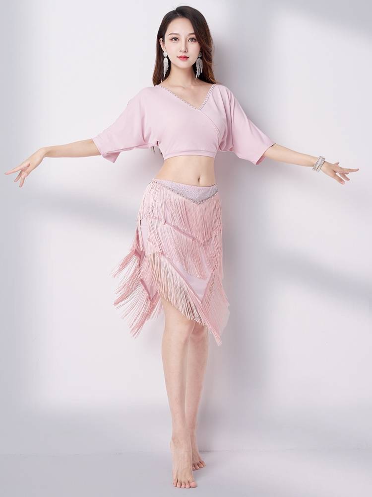 Belly Dance 2024V Leader Sexy Spirit Diamond Skirt Set New Oriental Dance Performance Service Female Female Women