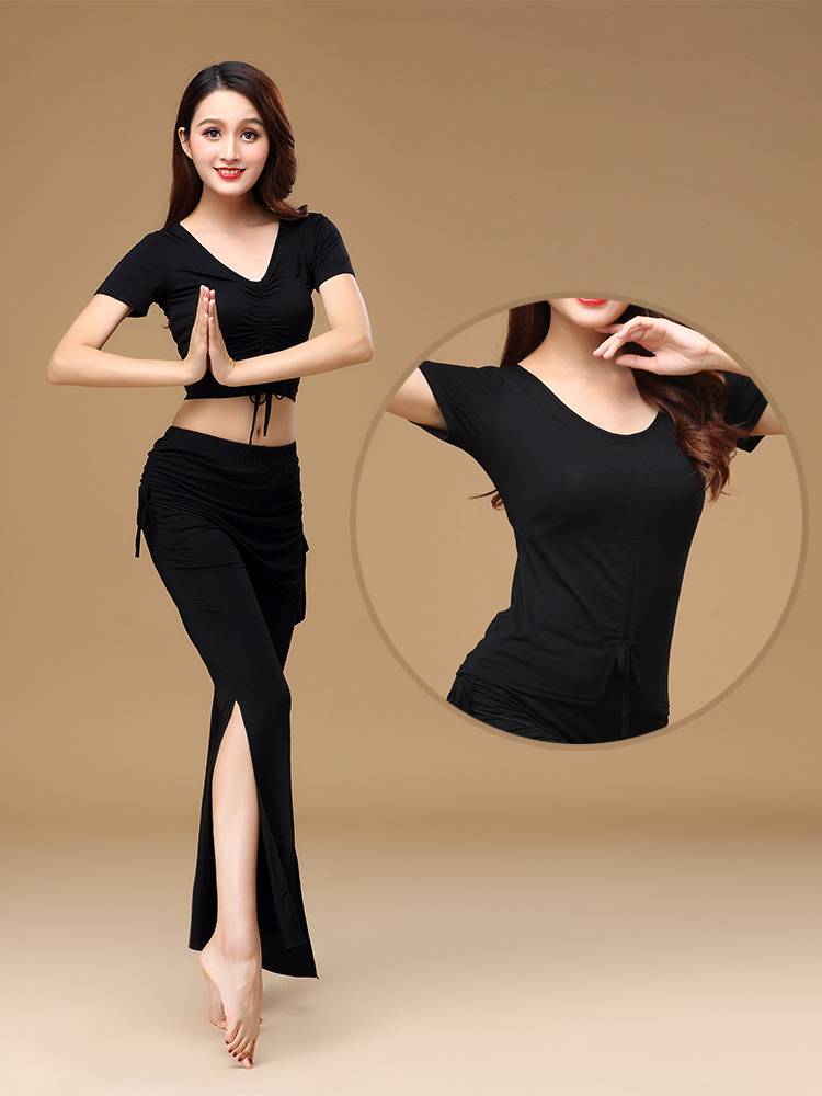 Belly Dance 2024 Spring / Summer Short Sleeve New Clothing Adult Beginner Sexual Practice Dance Performance Set Women