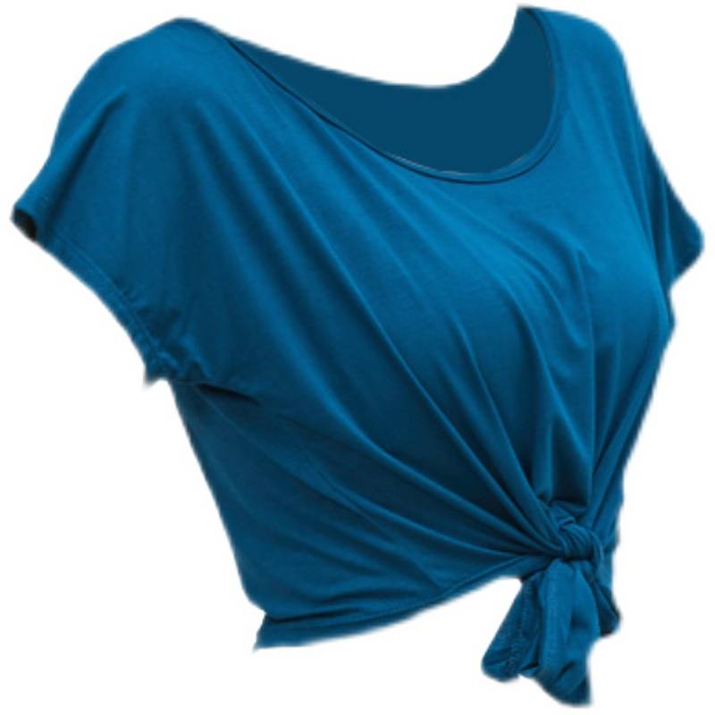 Belly Dance top 2024 new dance service practice clothes on Modal summer sexy short -sleeved wild clothes
