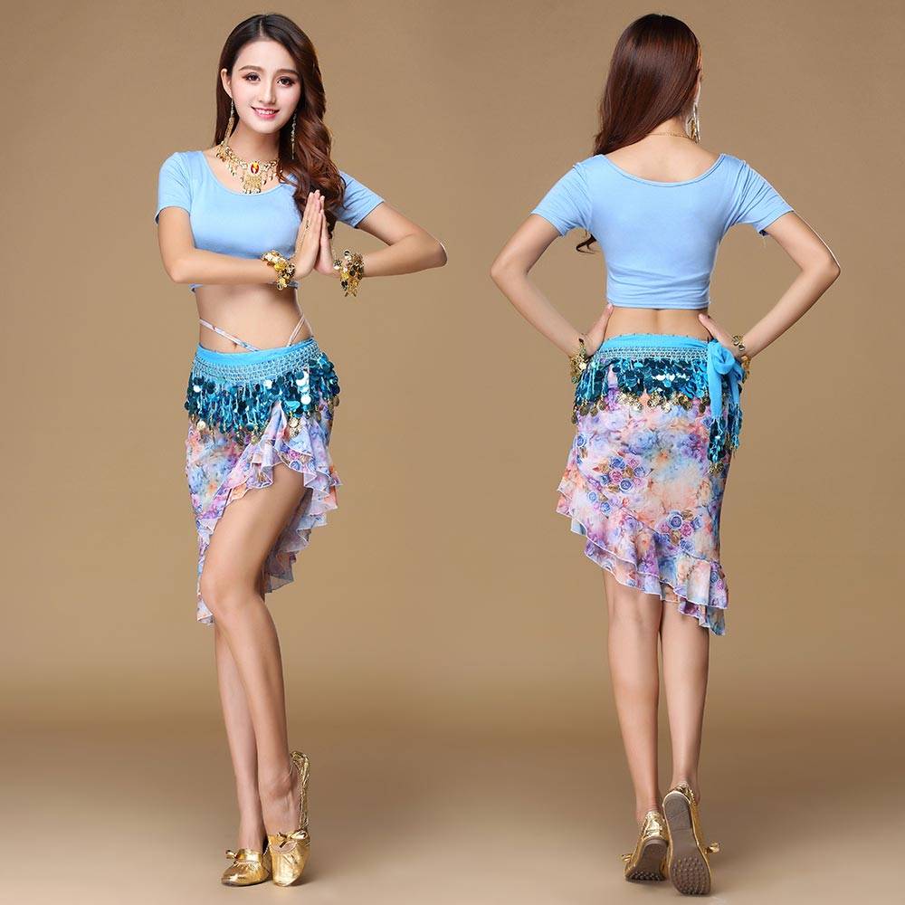  belly dance exercise service 2021 new dance clothing printing Mador Plaza dance exercise suit suit