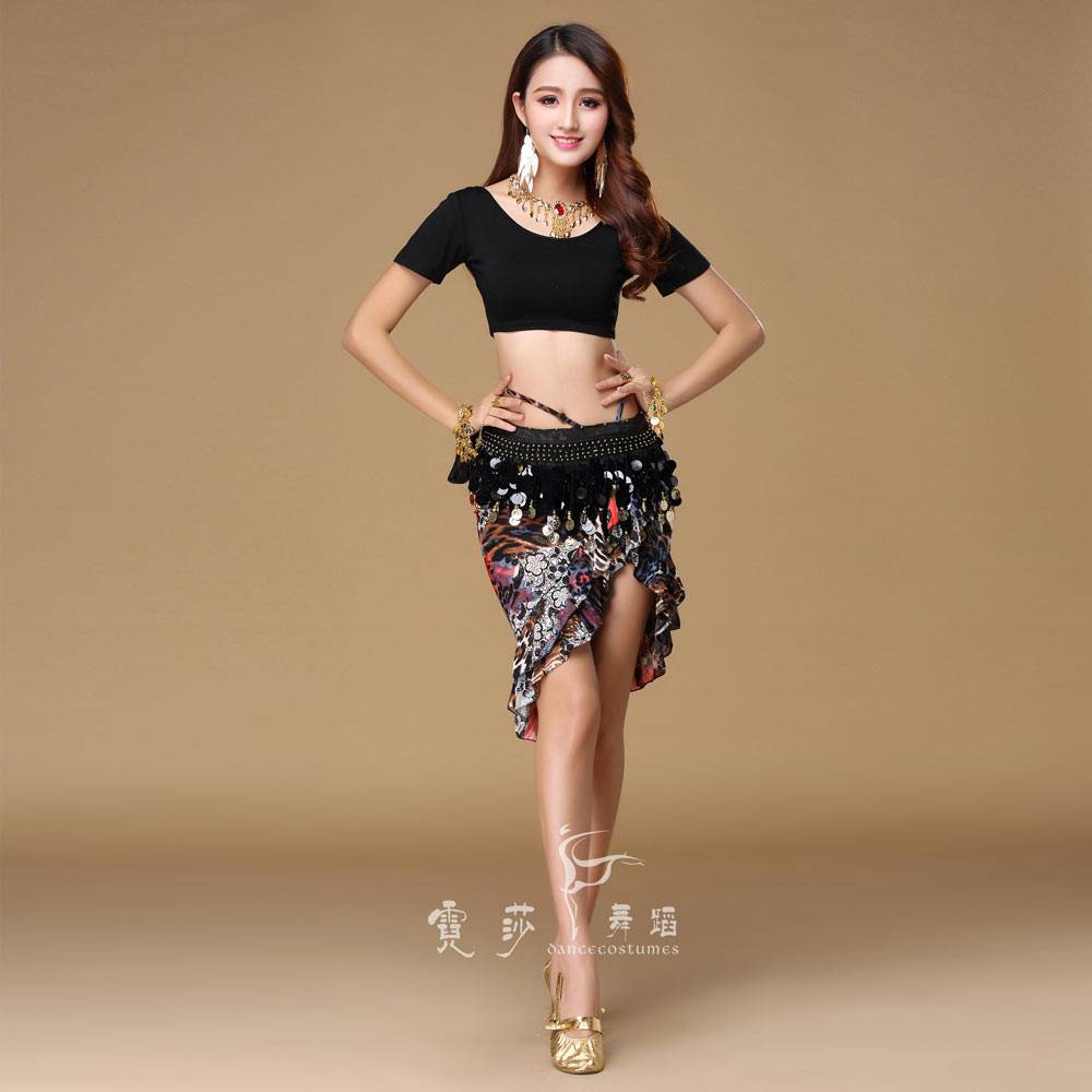  belly dance exercise service 2021 new dance clothing printing Mador Plaza dance exercise suit suit