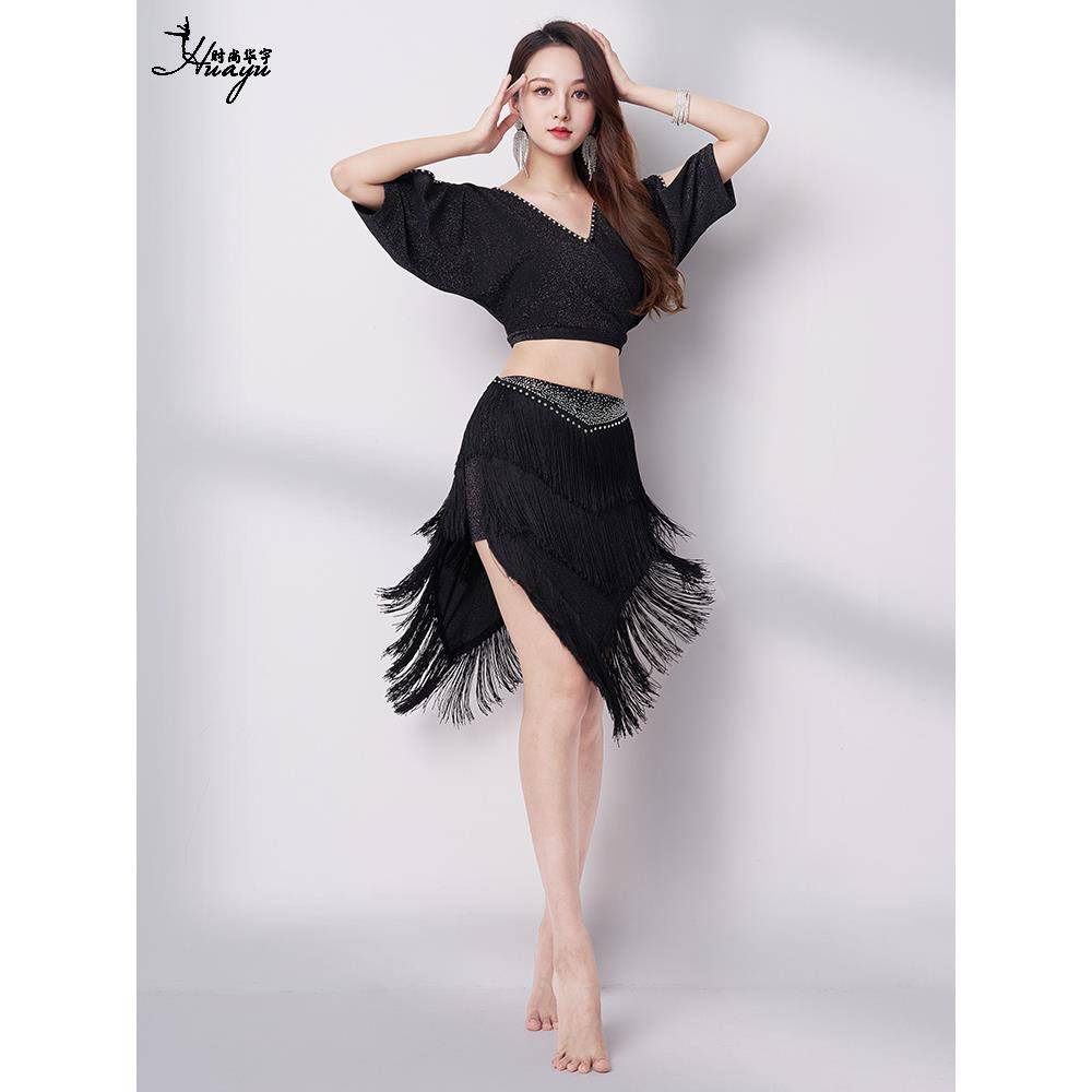 Belly dance watch performance practice service new hot diamond skirt sexy oriental dance clothing shows thin beginner set
