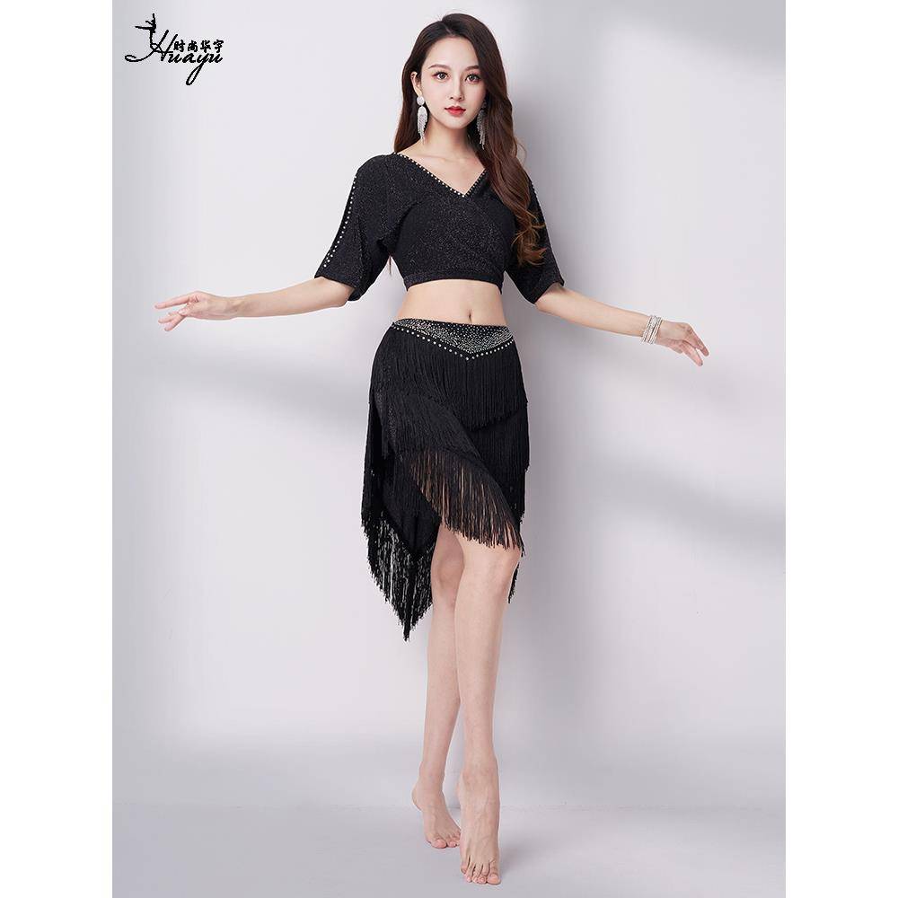 Belly dance watch performance practice service new hot diamond skirt sexy oriental dance clothing shows thin beginner set