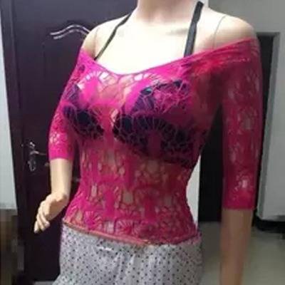 Belly dance exercise clothes Sexy hollow sleeve base jacket belly dance bottom shirt jazz dance top
