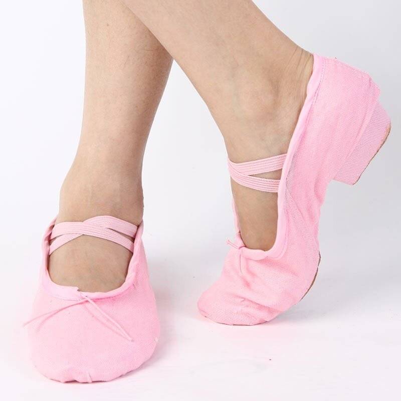 Belly Dance Teacher Shoes Dance Demonstration Low shoes, canvas, canvas, wooden head dance shoes, soft soles of Indian dance exercise shoes