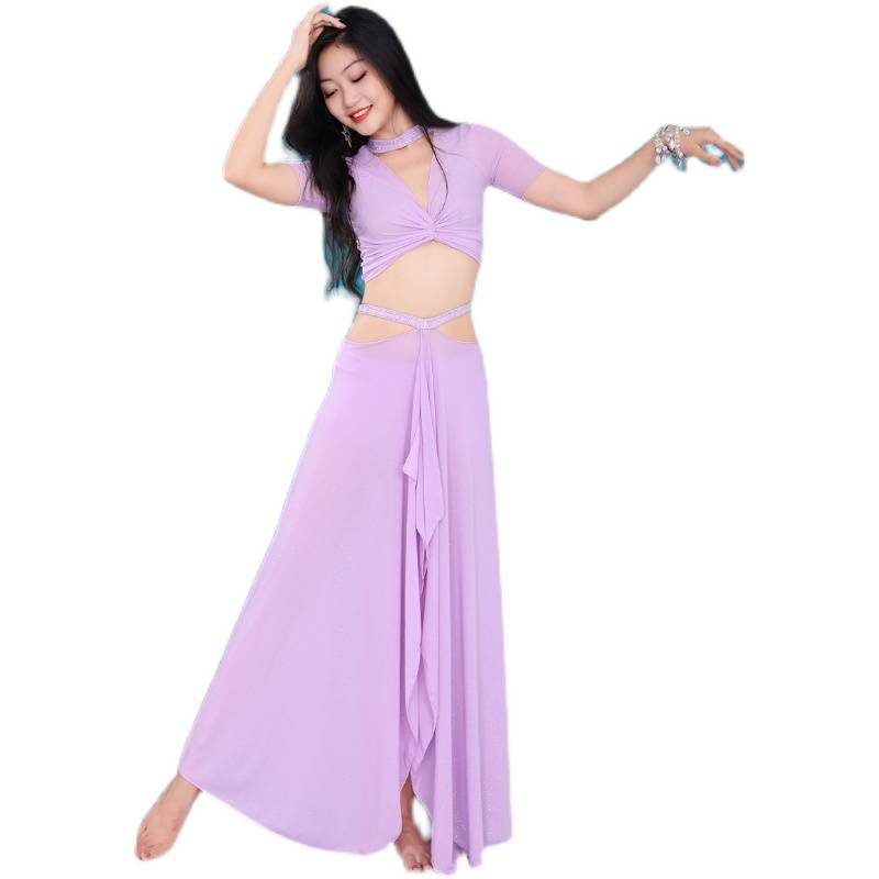 Dancer Belly Dance Clothing 2021 Summer New Practice Series Set Water Said Oriental Dance Watch Performance Service Group Server