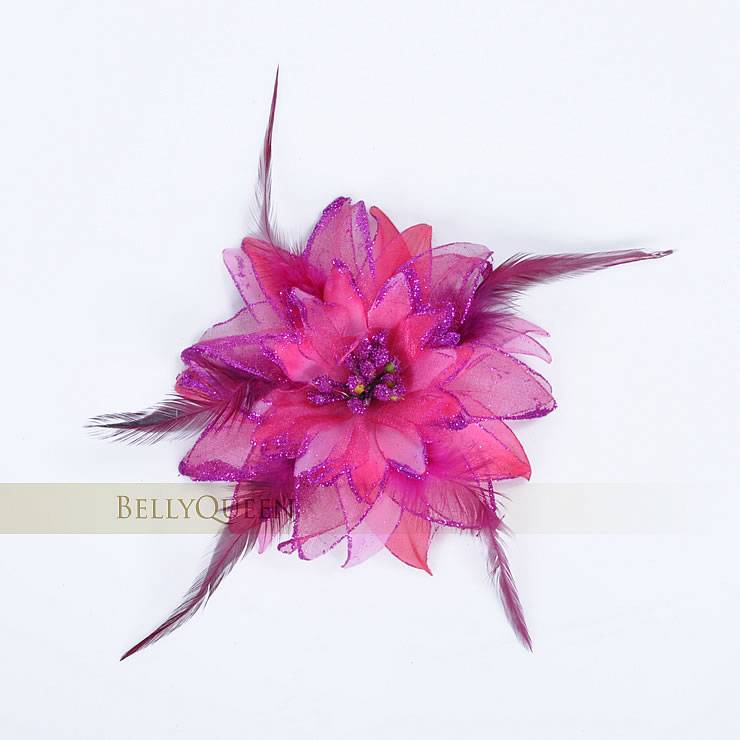 Dancer belly dance accessories props Indian dance performance accessories new head jewelry head flower chest flower performance head flower