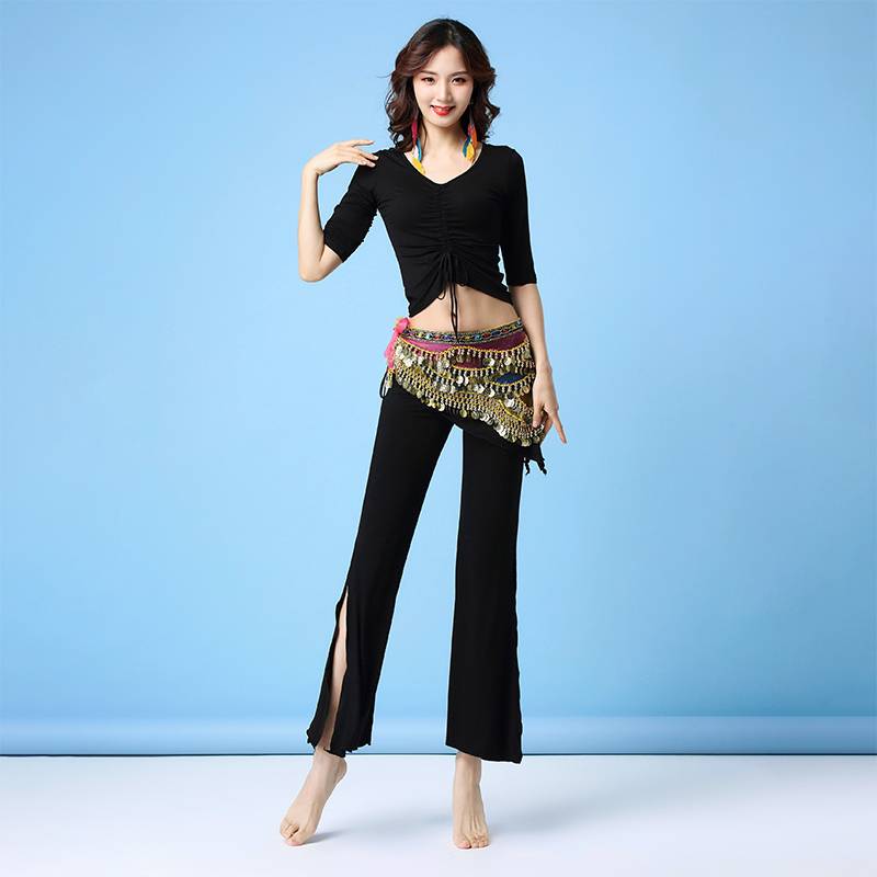 Belly Dance 2024 New Set Spring Summer Fairy Belly Dance Clothing Female Female Practice Services Oriental Establishment Scholars Sexy