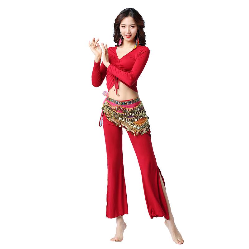 Belly Dance 2024 New Set Spring Summer Fairy Belly Dance Clothing Female Female Practice Services Oriental Establishment Scholars Sexy