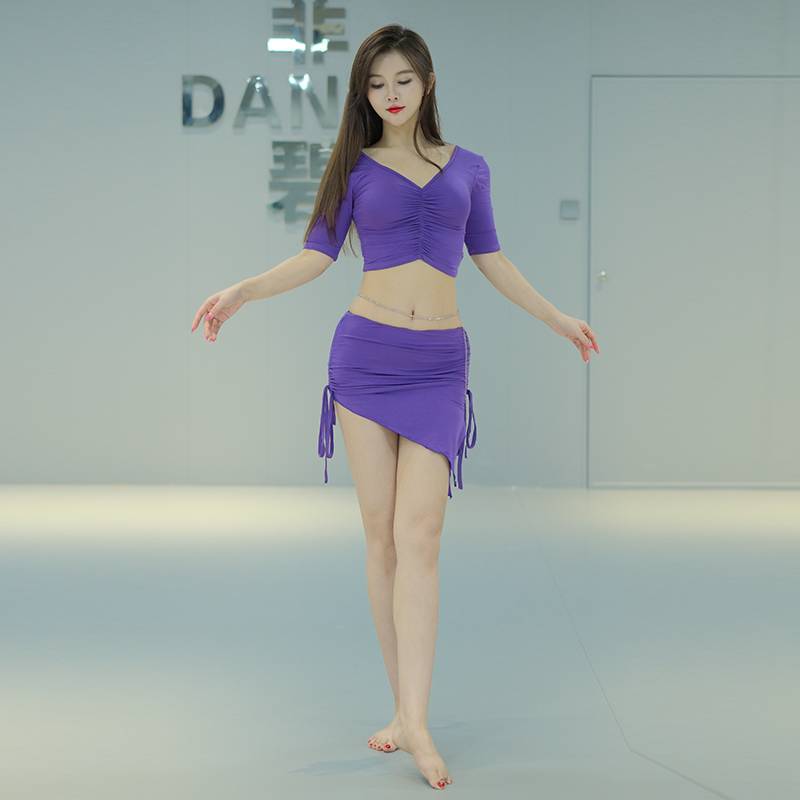 2024 New product Modal Belly Dance Set Large -size Oriental Dance Practice Services Performance Short Skirt