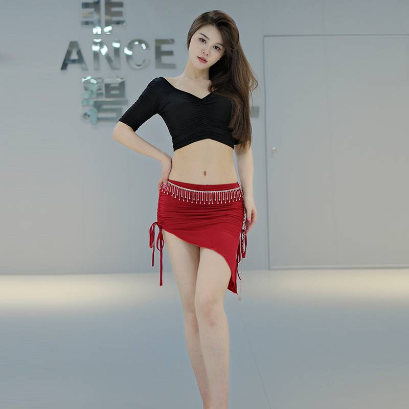 2024 New product Modal Belly Dance Set Large -size Oriental Dance Practice Services Performance Short Skirt