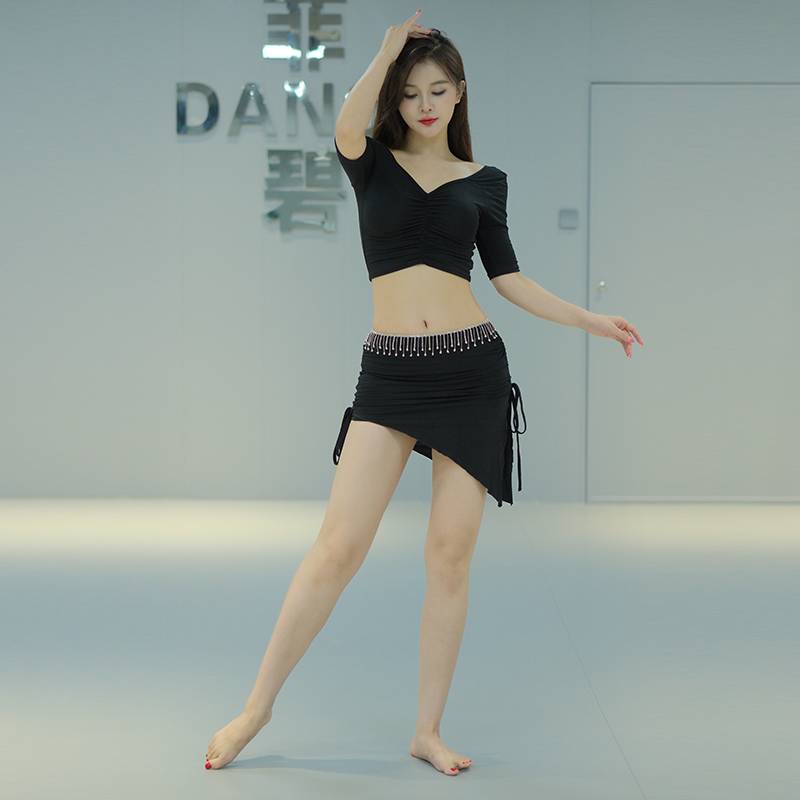 2024 New product Modal Belly Dance Set Large -size Oriental Dance Practice Services Performance Short Skirt