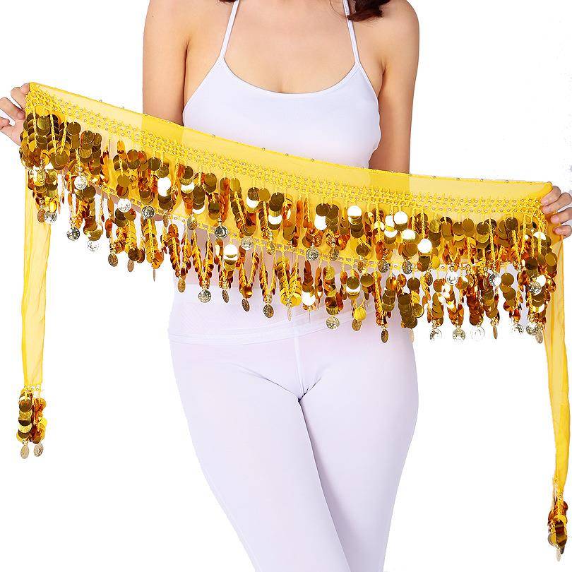 Belly Dance Culture Balm Chain New Barkeys Sequenant Limp Scarf Indian Dance Glore Scarf Plaza Dance Botes Oriental Dance Waist Seal