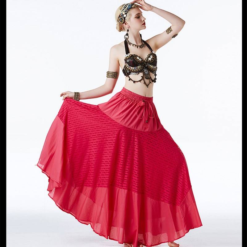 Belly Dance tribe style three -piece performance service 2020 new product belly dance skirt children classical national dance bra
