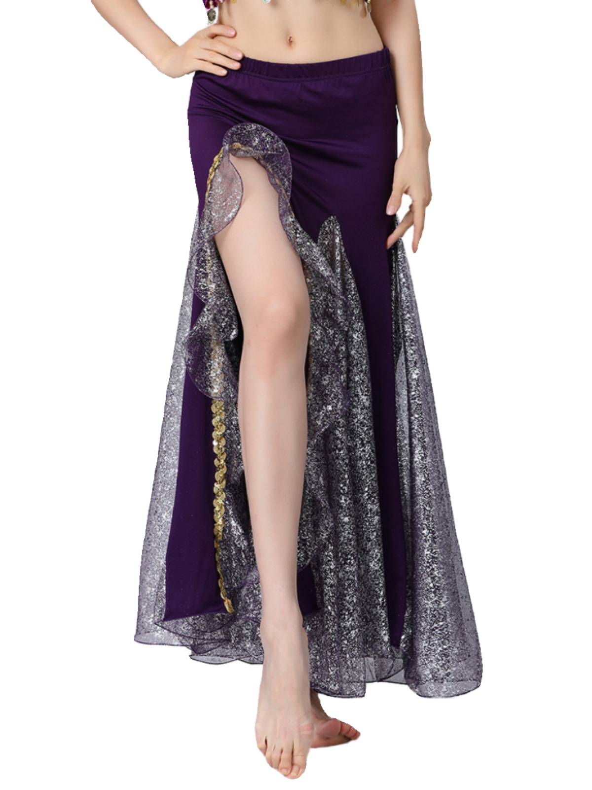 Belly Dance Box Skirt Dance Skirt Bud Hip Skirt Stage Performance Server Indian Dance Performance Series Sequenant