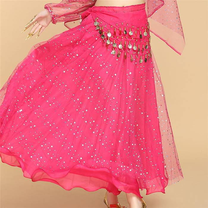 Spring and summer new belly dance skirts, Indian dance exercise practice clothes skirt skirt, belly dance performance service women's skirt