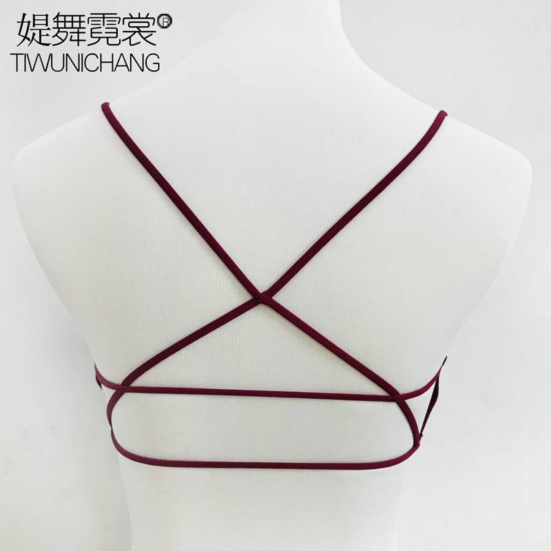 Belly Dance Top Tibra Small vest Lumei Back Bottom underwear Sexy Boys Breitting Anti -Light Practice Services