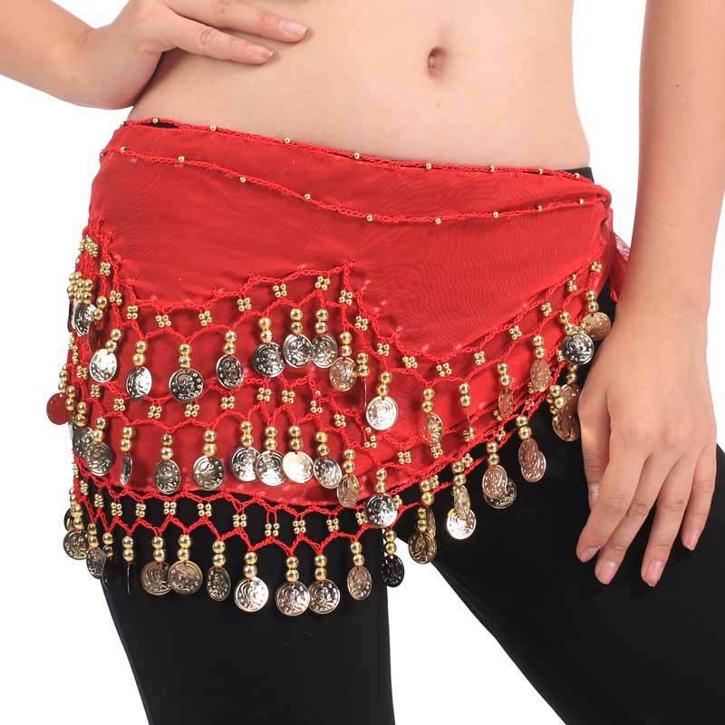 (BL) Belly Dance accessories chiffon practice waist chain y06