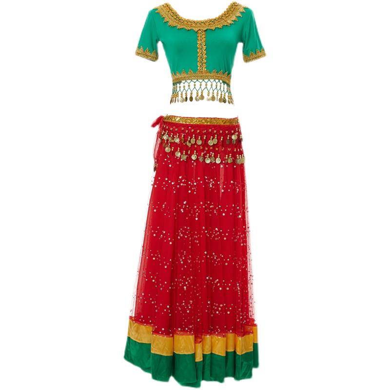Belly dance clothing female Baoli -Hollywood Indian dance clothing suite set exotic national dance show new models