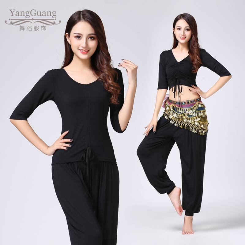 Belly dance clothing practice service 2024 spring new beginner set pants Modal sexy performance clothing