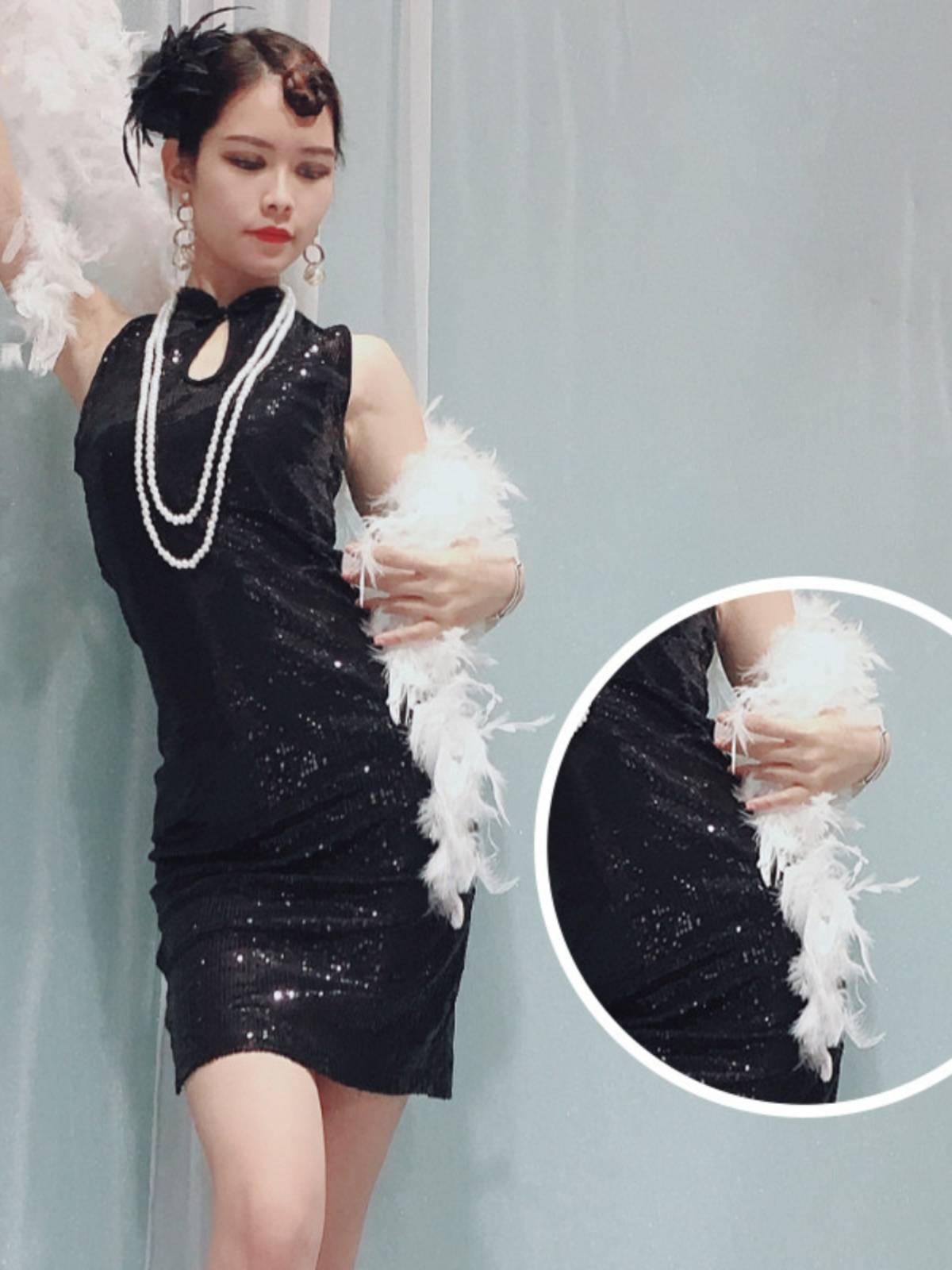 2024 new classical dance belly dance summer children performed a picked apron, split elegant practice skirt