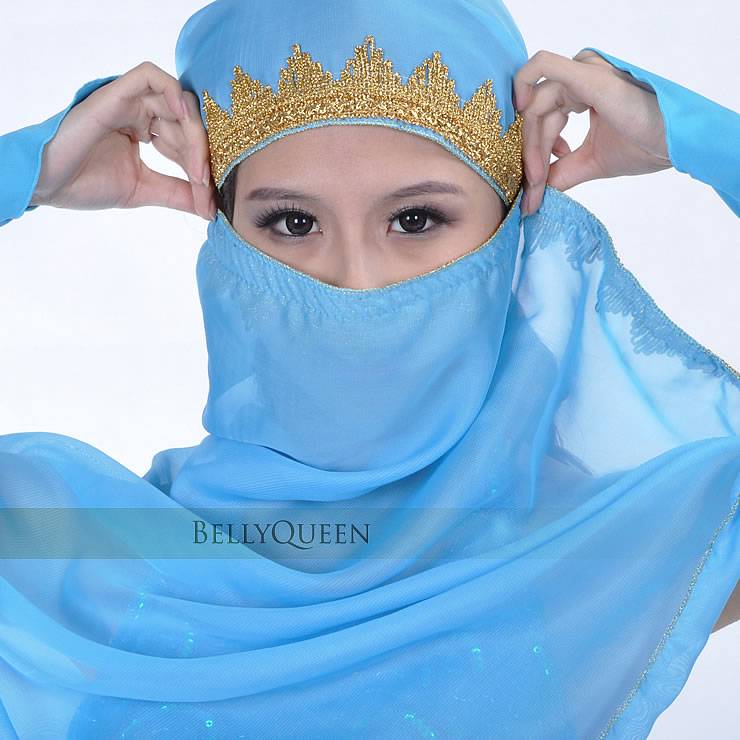 Belly dance clothing and clothing Indian dance clothing belly dance gauze jewelry hand yarn hand sand belly belly dance veil