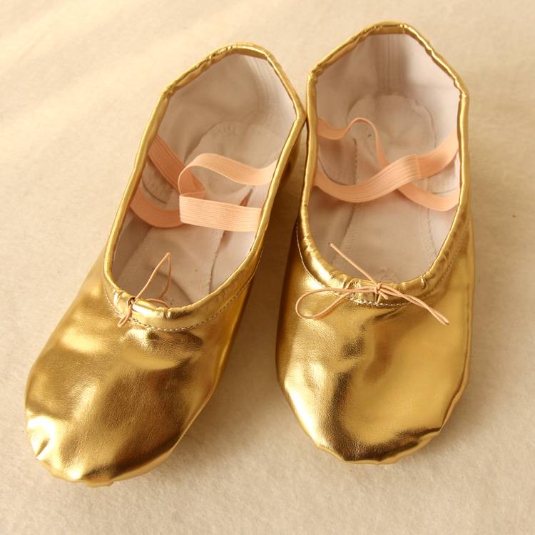 GREENMAN BELLY DANCES GOLD-COLORED LATIN-DANCING INDIAN PU SOFT-SHOE-CAT-COW-SHOE DANCE SHOES
