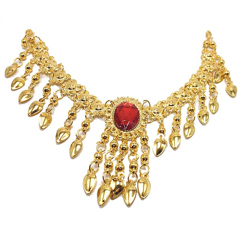 Indian dance belly dance with jewelry jewelery dance table necklace live performance props thousand hands Guanyin nail set