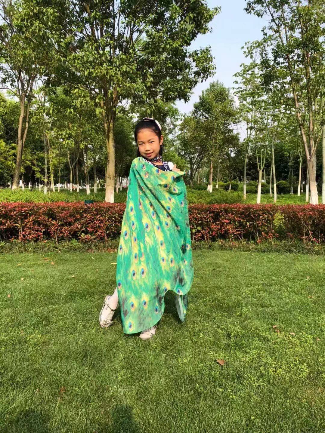 Dance polyester polyester butterfly rotating butterfly shawl decorative butterfly wipest European and American belly dance children butterfly wings