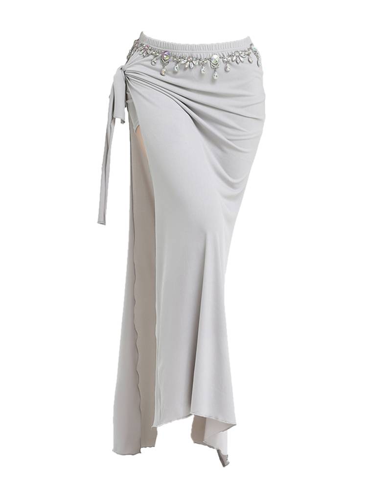 Belly dance 2023 new sexy long skirt set shows thin performance clothes Oriental dance junior junior scholar autumn spring and summer