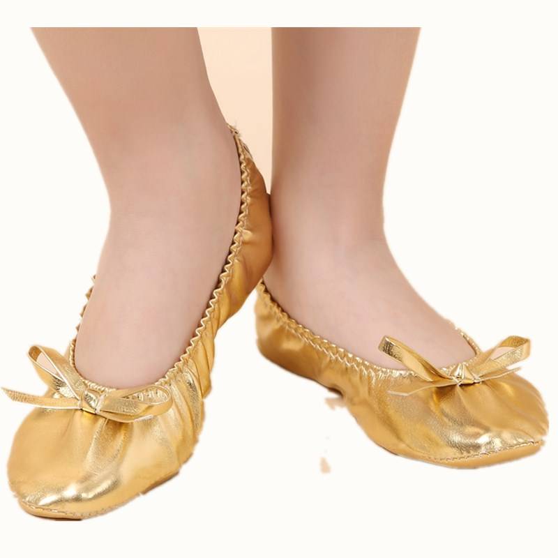 Belly dance flat shoes new Indian dance shoes square dance shoes dance performance shoes children adult soft bottom shoes